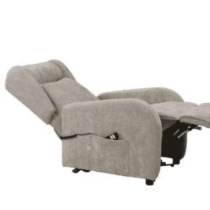 Poltrona Elena grigia aperta