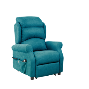 Poltrona orchidea azzurra difronte