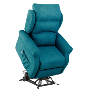 Poltrona orchidea azzurra durante alzapersona