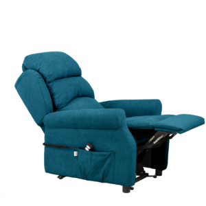 Poltrona orchidea azzurra aperta