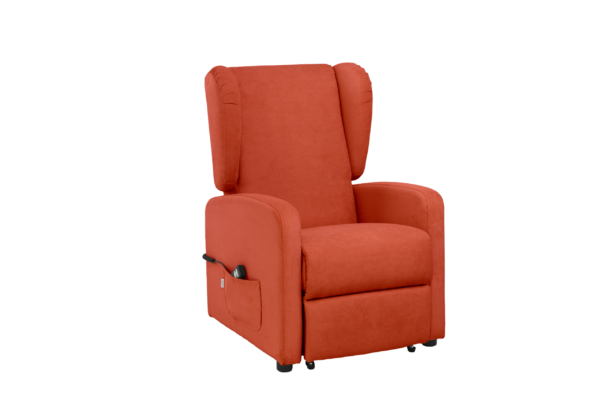 Poltrona loretta arancio difronte