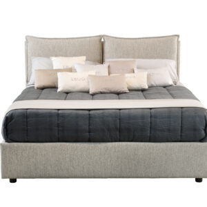 Letto Alice grigio frontale