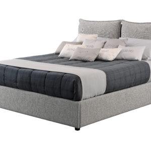 Letto Alice grigio laterale sinistro